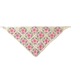 pink flower crochet bandana boogzel clothing