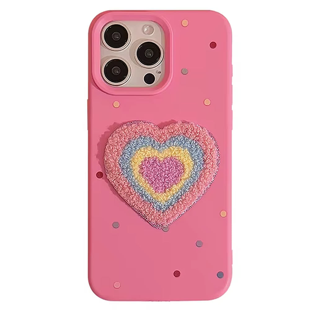 pink heart iphone case boogzel clothing