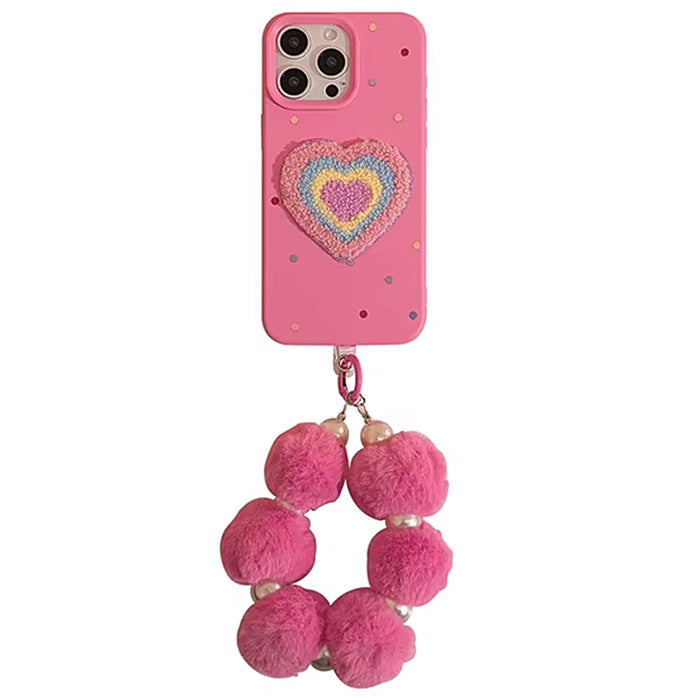 pink heart iphone case boogzel clothing