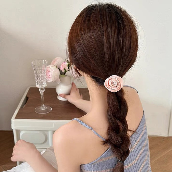pink rose scrunchie boogzel clothing