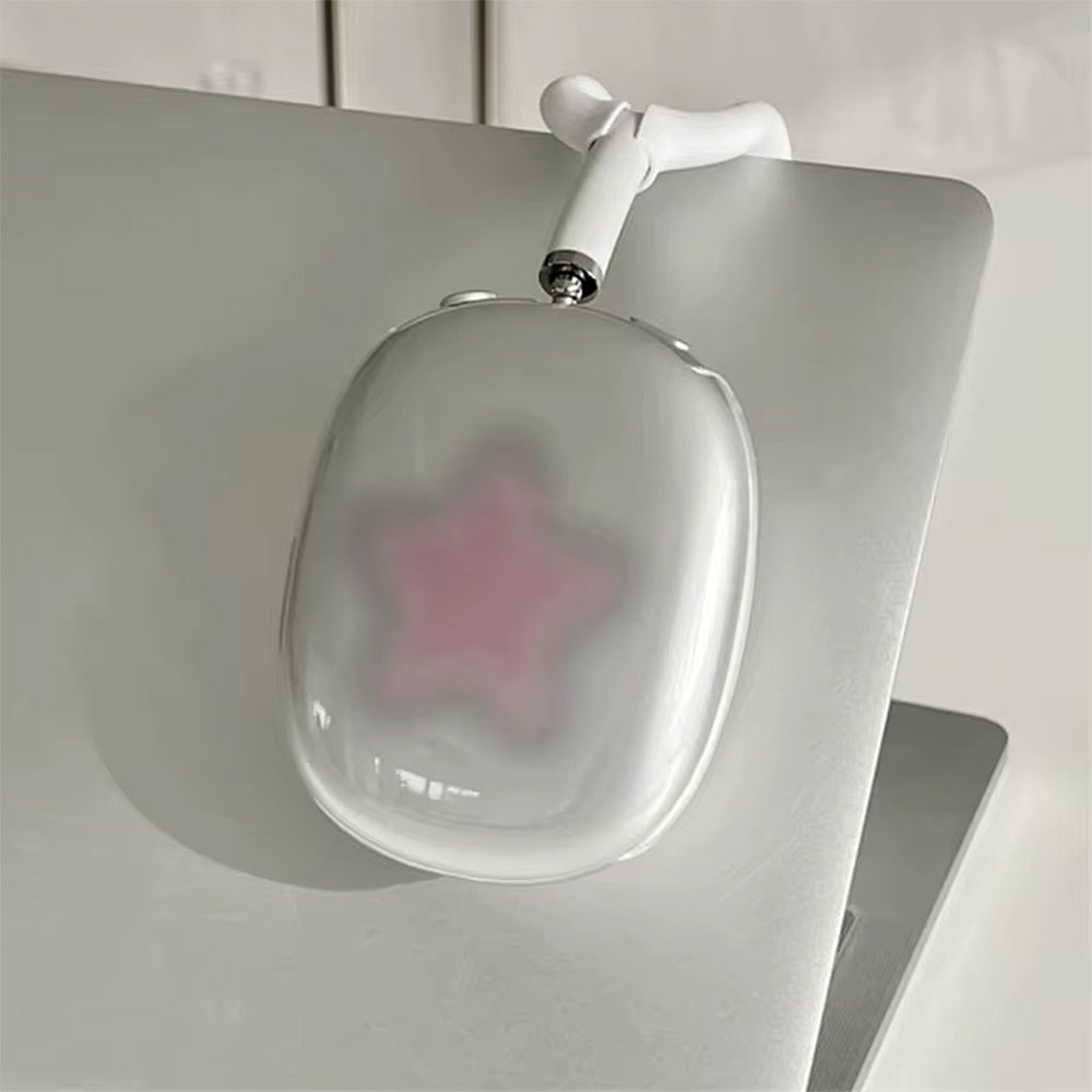 pink star airpods max covers boogzel clothing