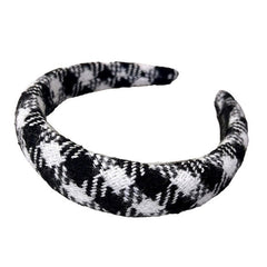 preppy tweed headband boogzel clothing
