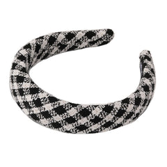 preppy tweed headband boogzel clothing
