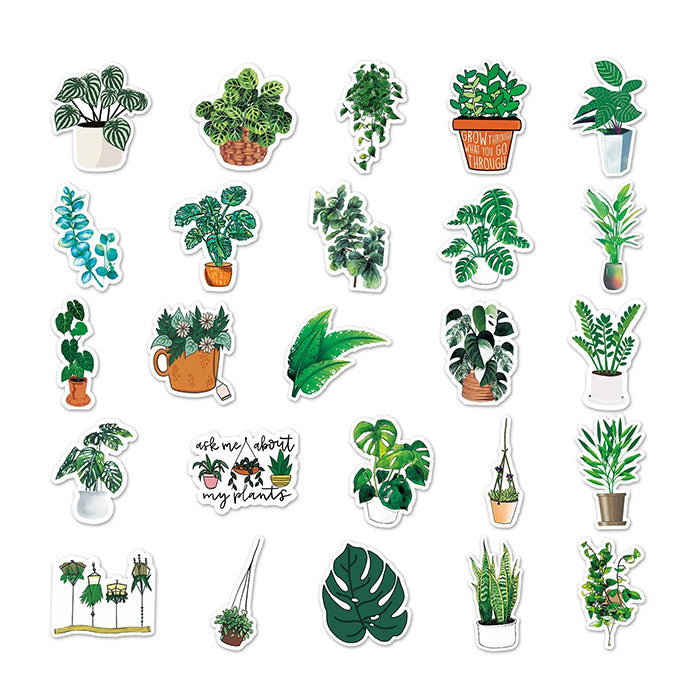 plant mom aesthetic stickers boogzel clothing