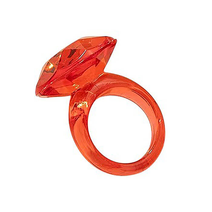 plastic diamond indie ring boogzel clothing