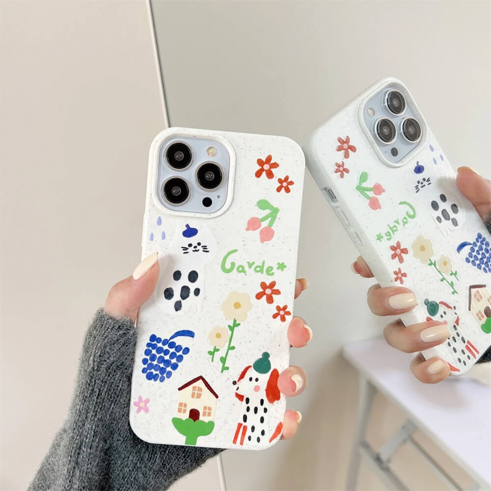 playful paws and petals iphone case boogzel clothing