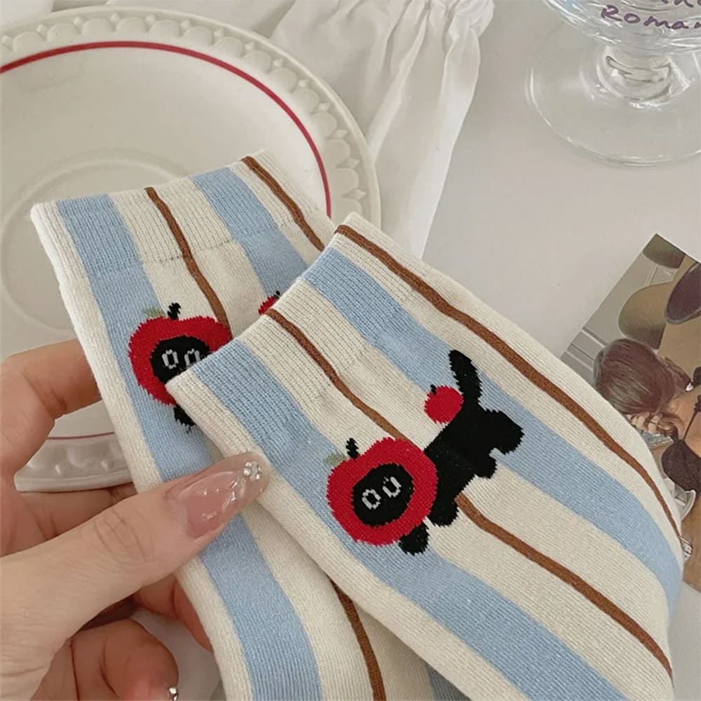 playful cat crew socks boogzel clothing
