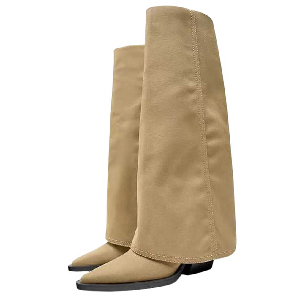 pointed toe wide calf boots boogzel clothing