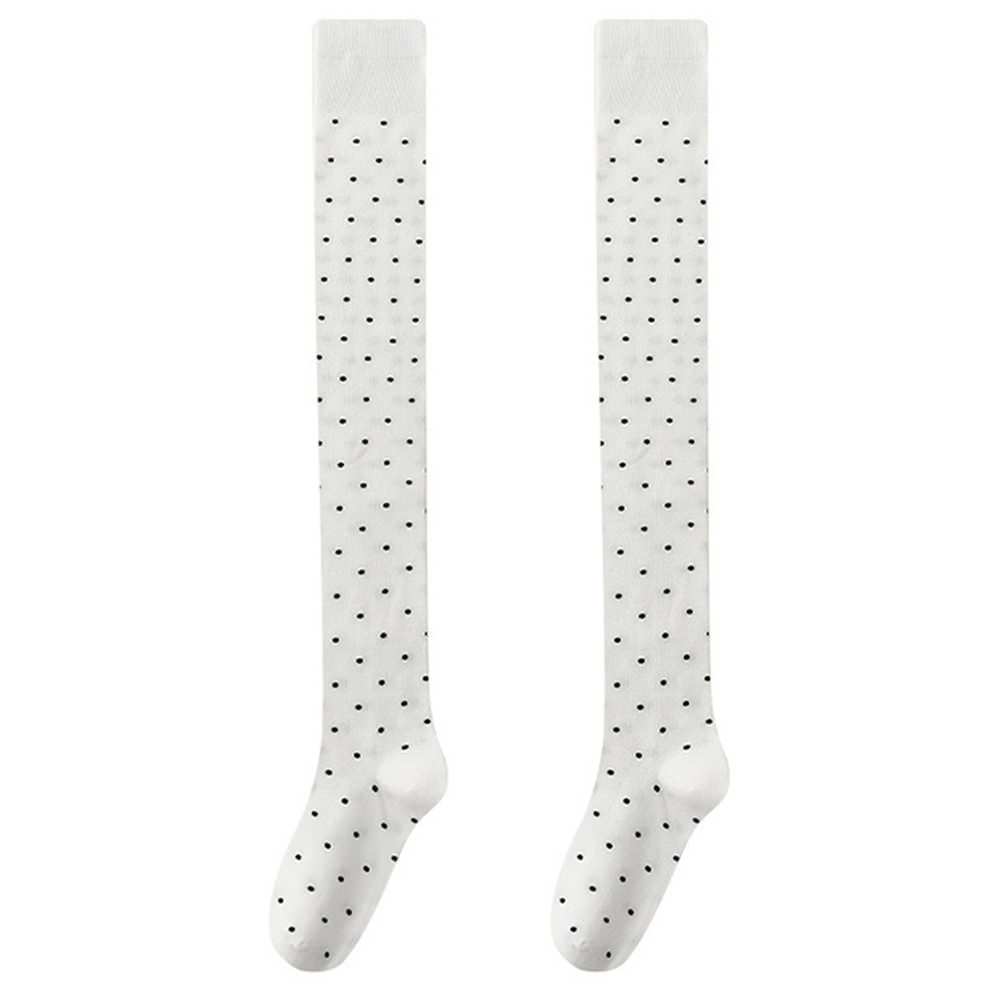 polka dot over the knee stockings boogzel clothing