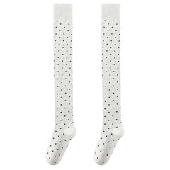 polka dot over the knee stockings boogzel clothing
