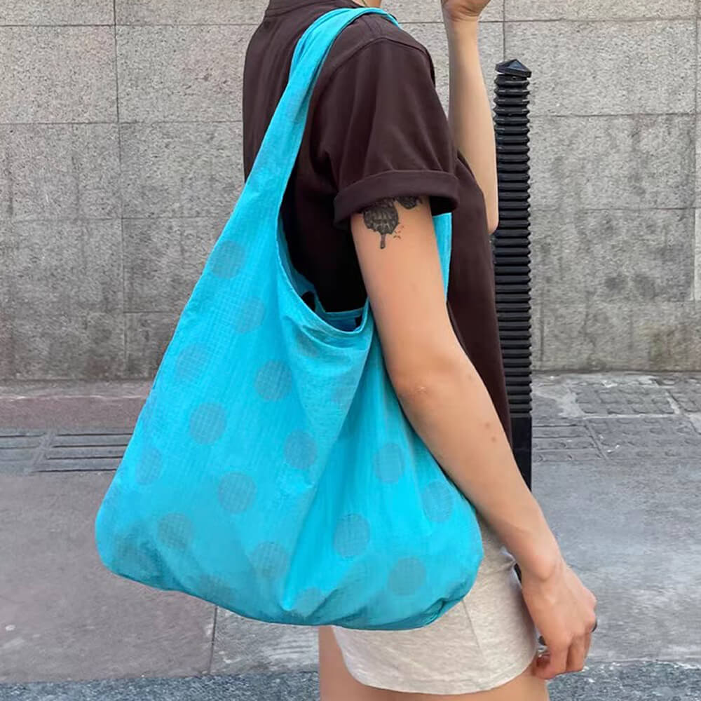 polka dot reversible tote bag boogzel clothing