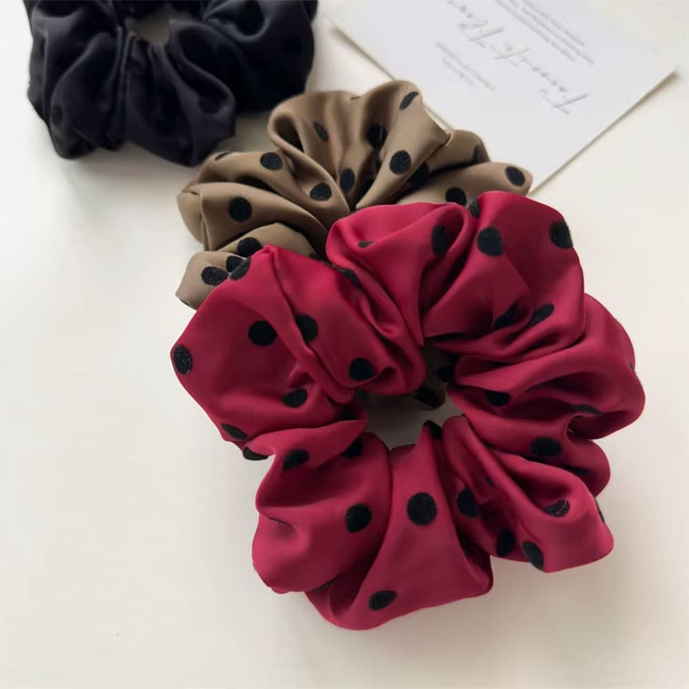 polka dot scrunchie boogzel clothing