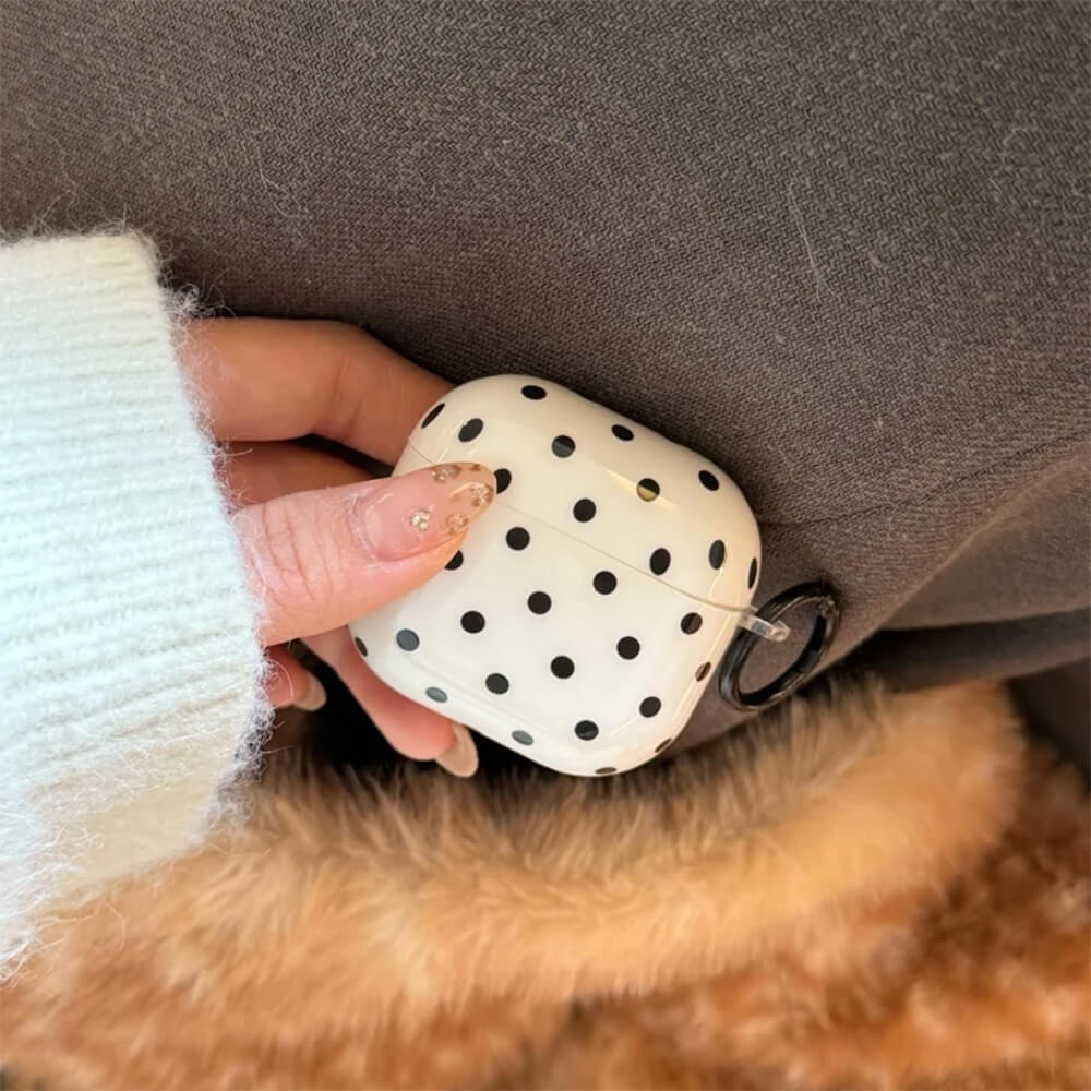 polka dot airpods case boogzel clothing