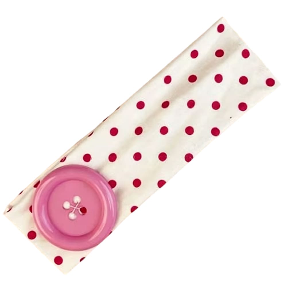 polka dot button headband boogzel clothing