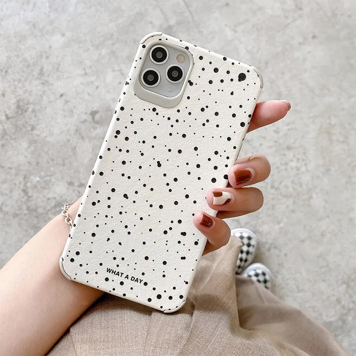 polka dots iphone case boogzel clothing