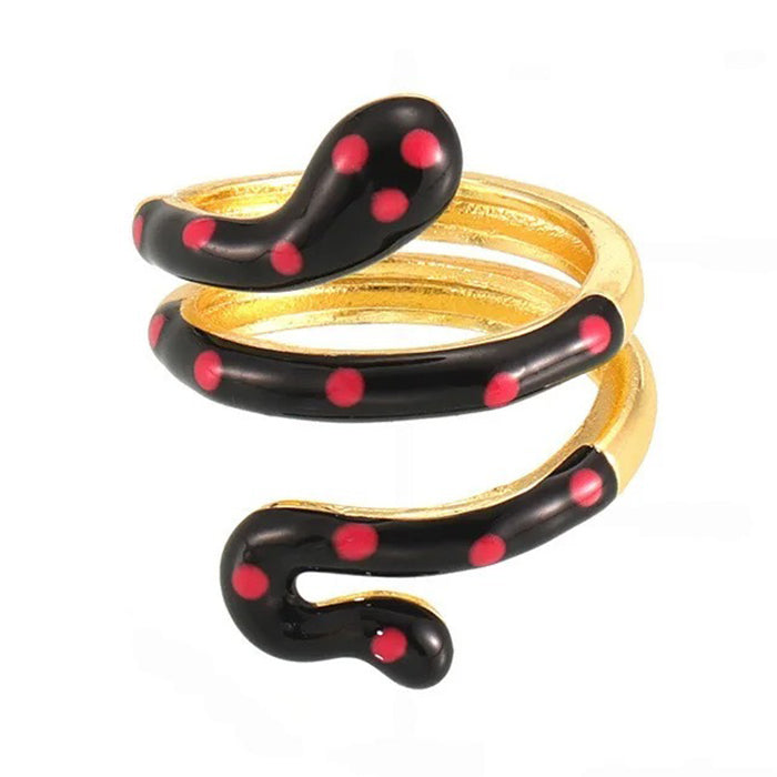 polka dot snake ring boogzel clothing