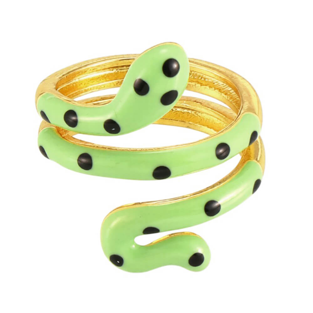 polka dot snake ring boogzel clothing