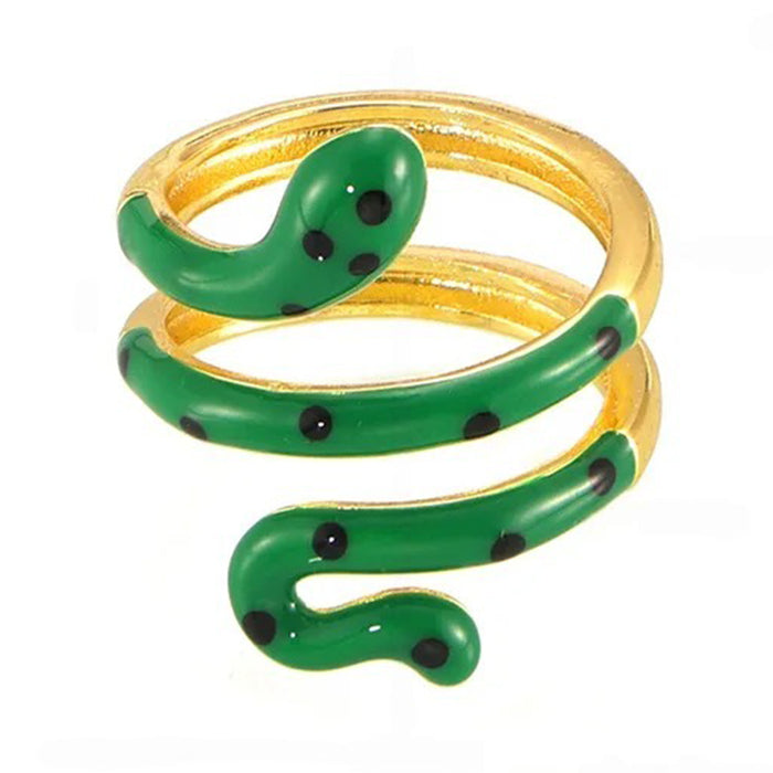 polka dot snake ring boogzel clothing