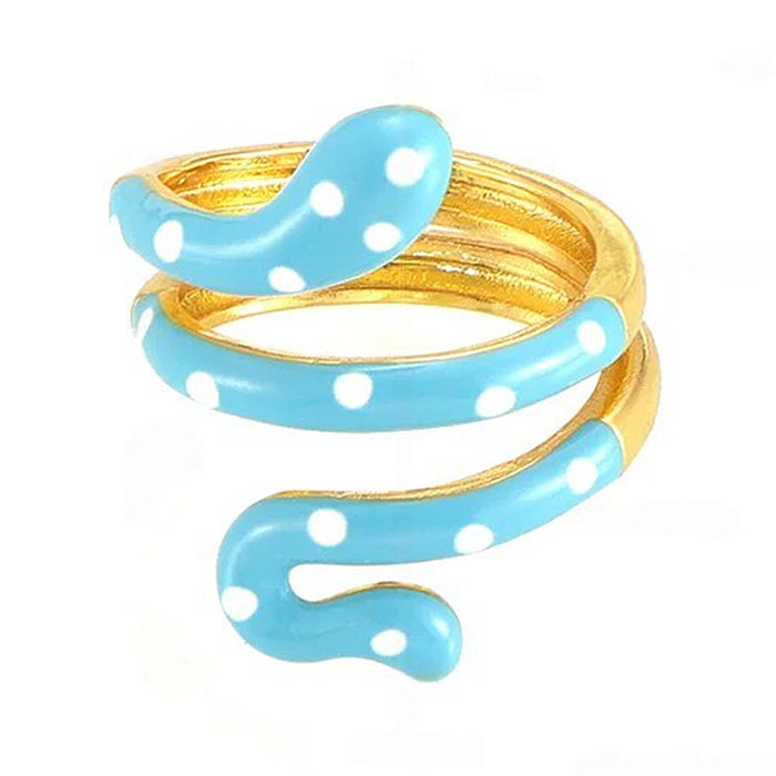 polka dot snake ring boogzel clothing