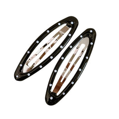 polka dot snap hair clip 5pcs set boogzel clothing