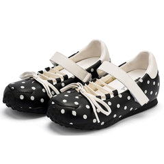 polka dot strap sandals boogzel clothing