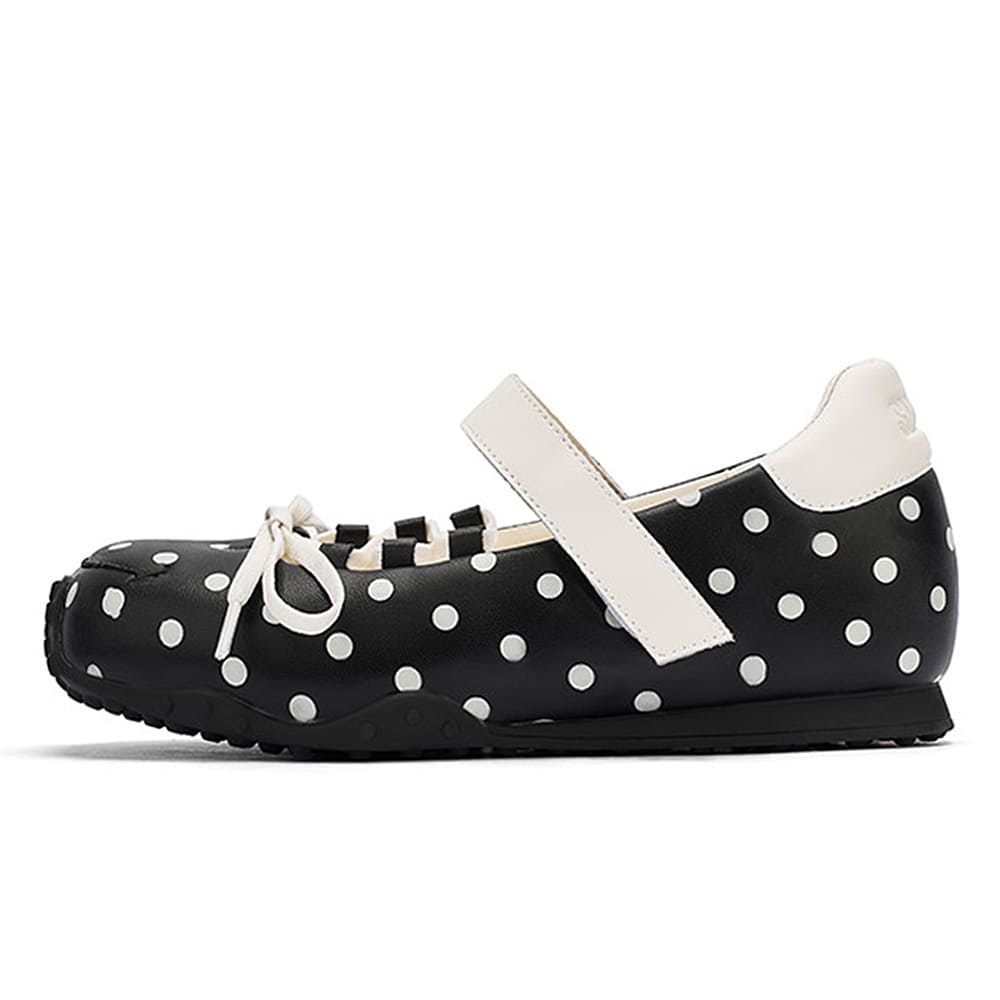 polka dot strap sandals boogzel clothing