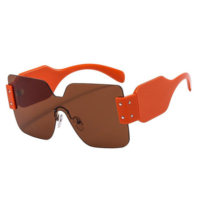 rimless square sunglasses boogzel clothing