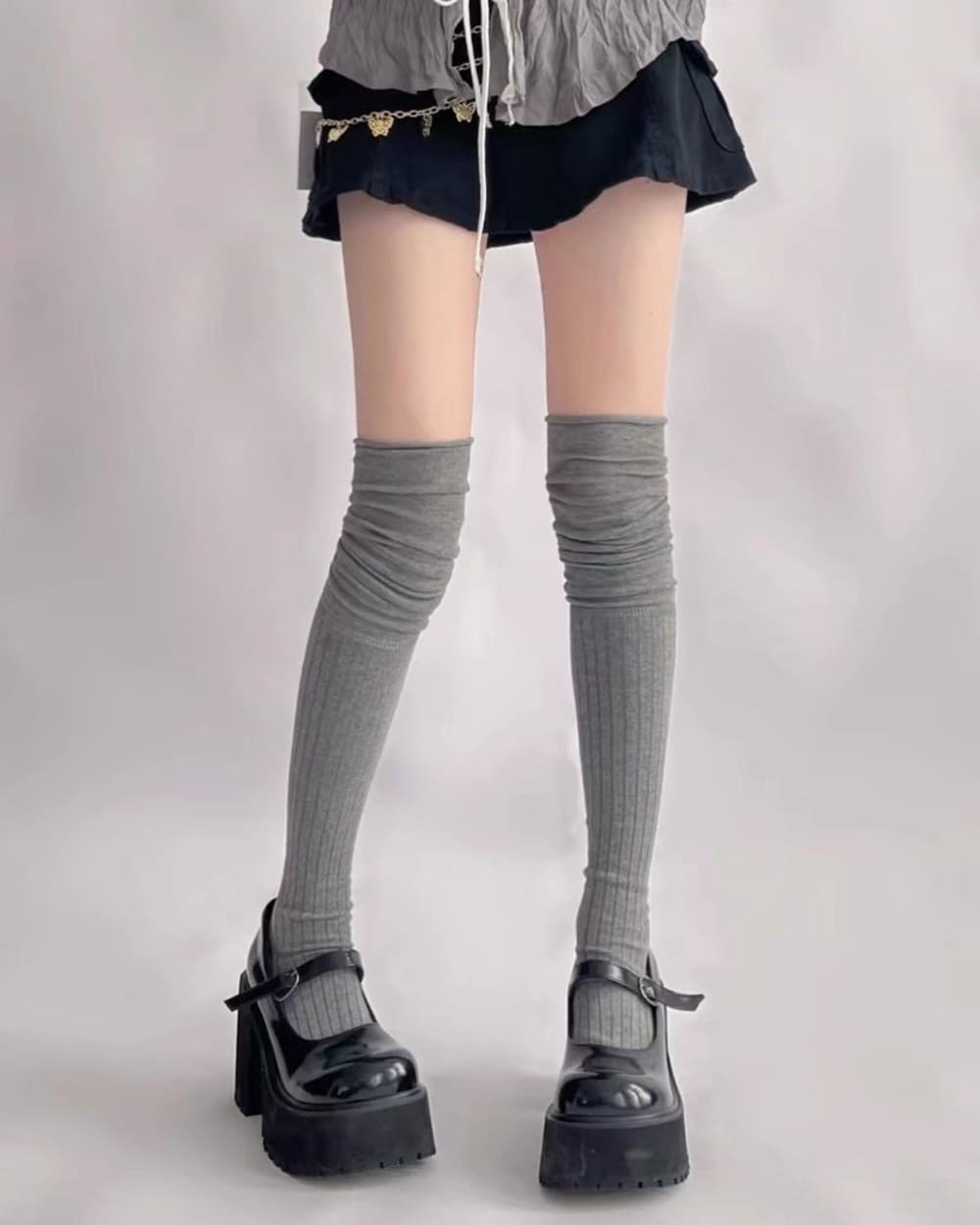 preppy knee high socks boogzel clothing