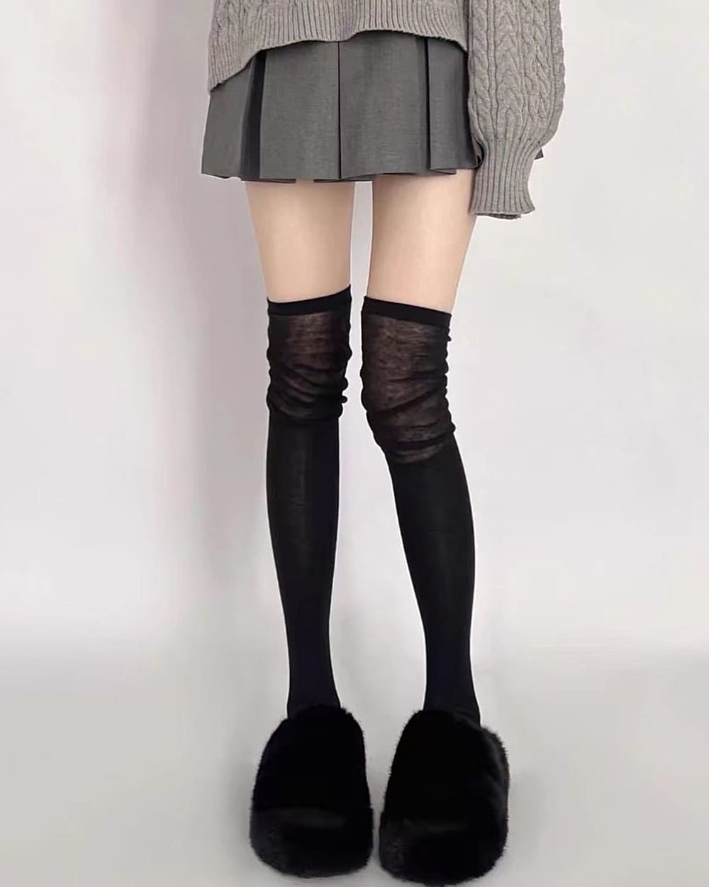 preppy knee high socks boogzel clothing