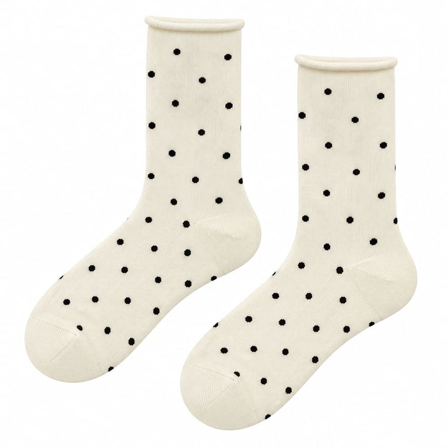 preppy polka dot pattern socks boogzel clothing