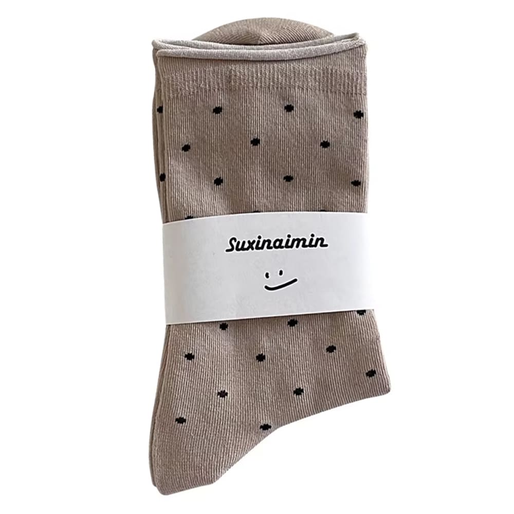 preppy polka dot pattern socks boogzel clothing