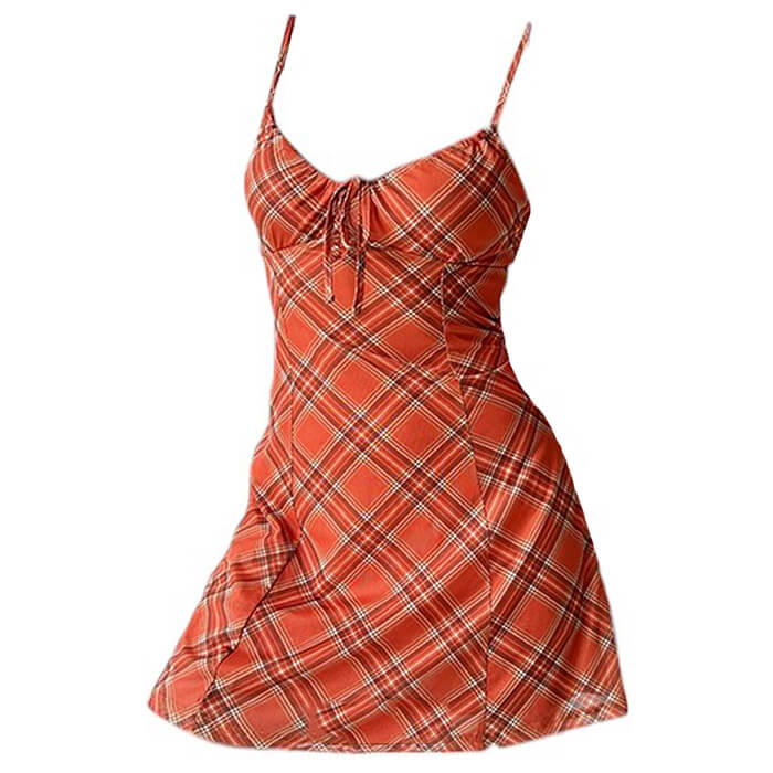 preppy style plaid mini dress boogzel clothing