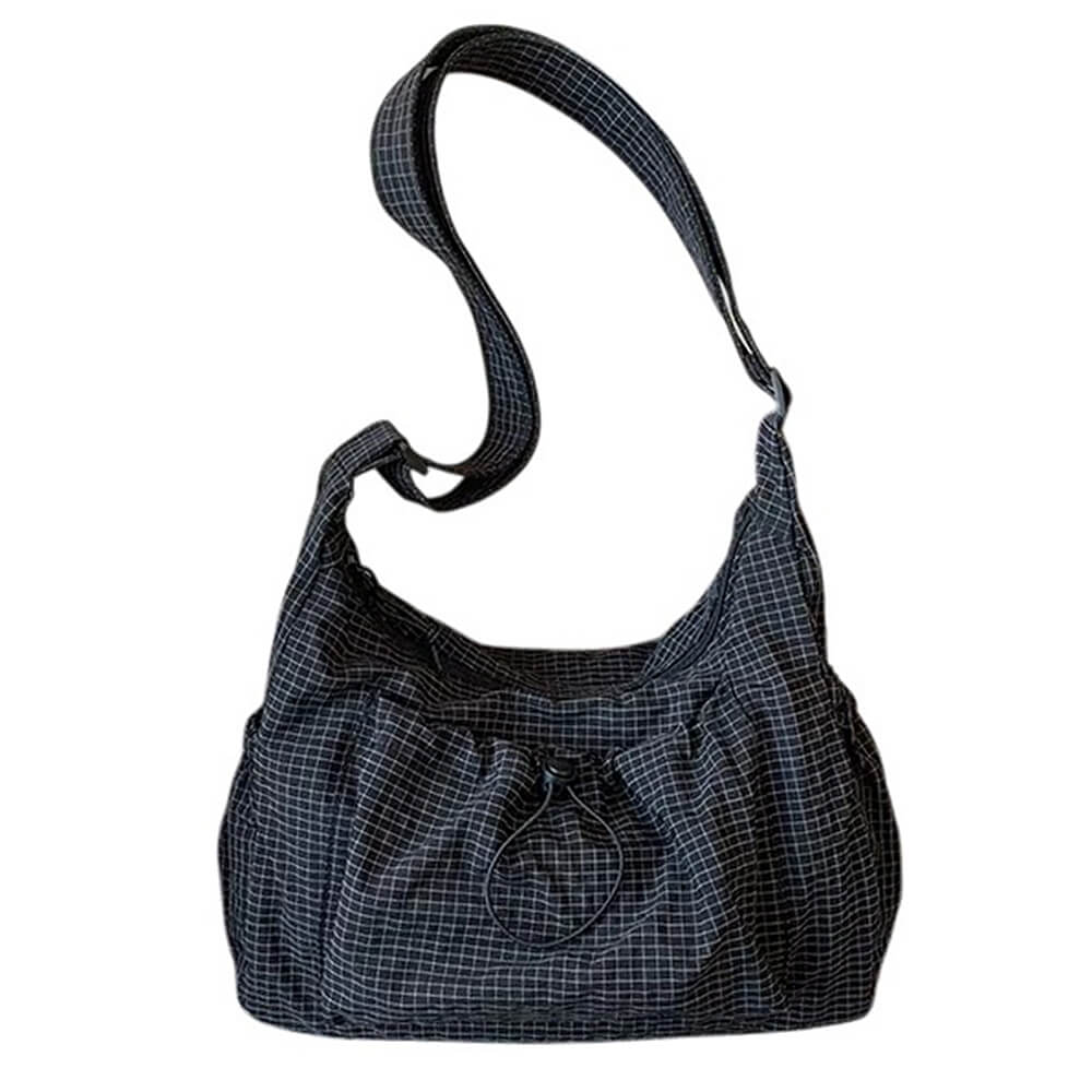 preppy style plaid shoulder bag boogzel clothing