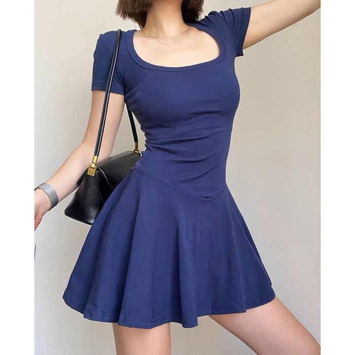 preppy aesthetic mini dress boogzel clothing