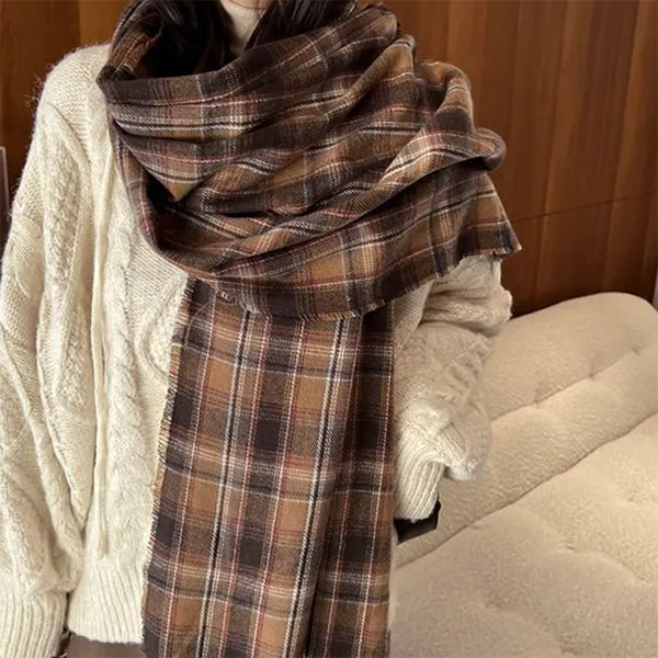 preppy aesthetic plaid scarf boogzel clothing