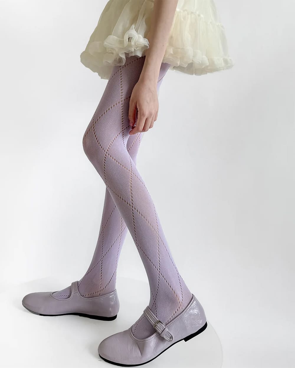 preppy argyle pattern tights boogzel clothing