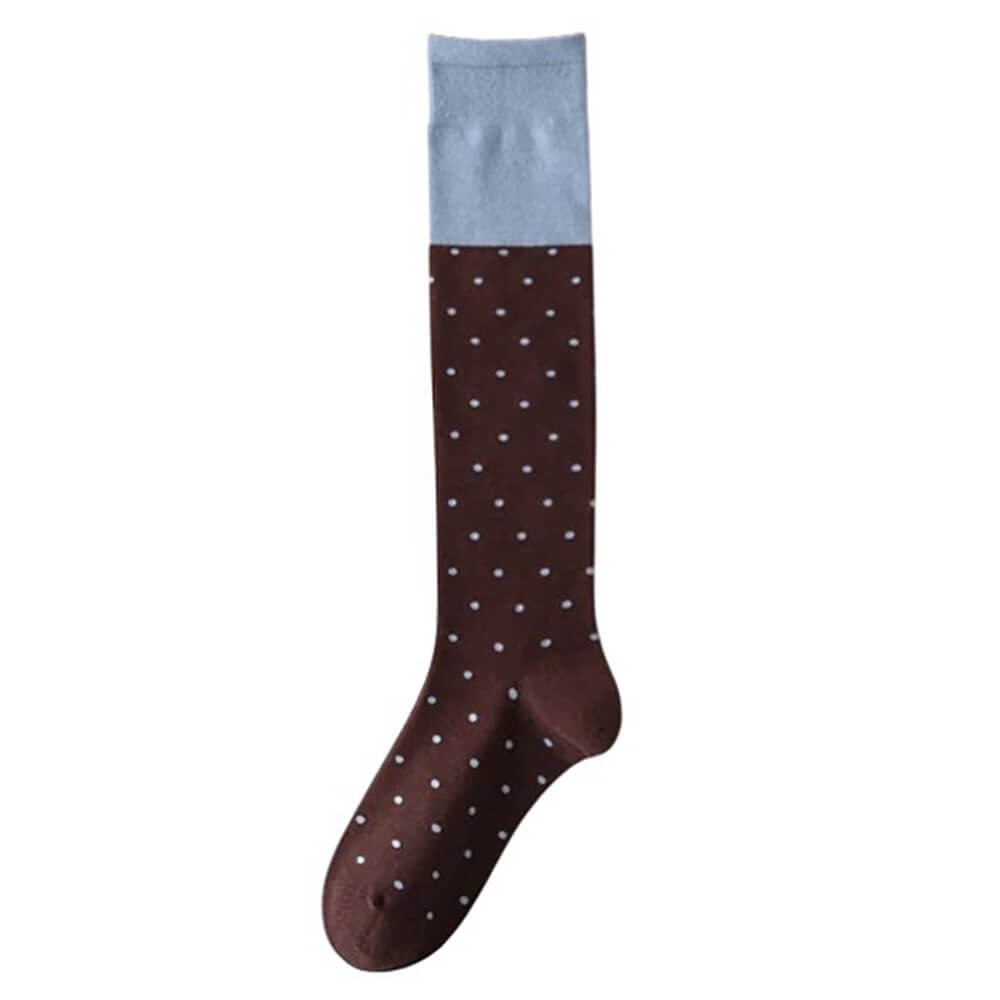 preppy polka dot knee socks boogzel clothing