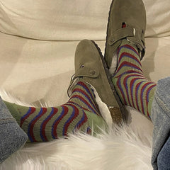 primary colors striped socks boogzel clothing