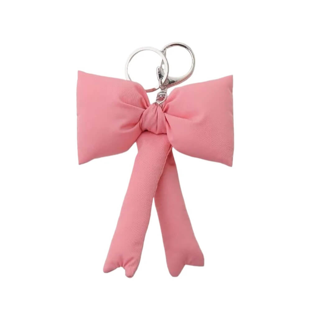 puffy bow keychain boogzel clothing