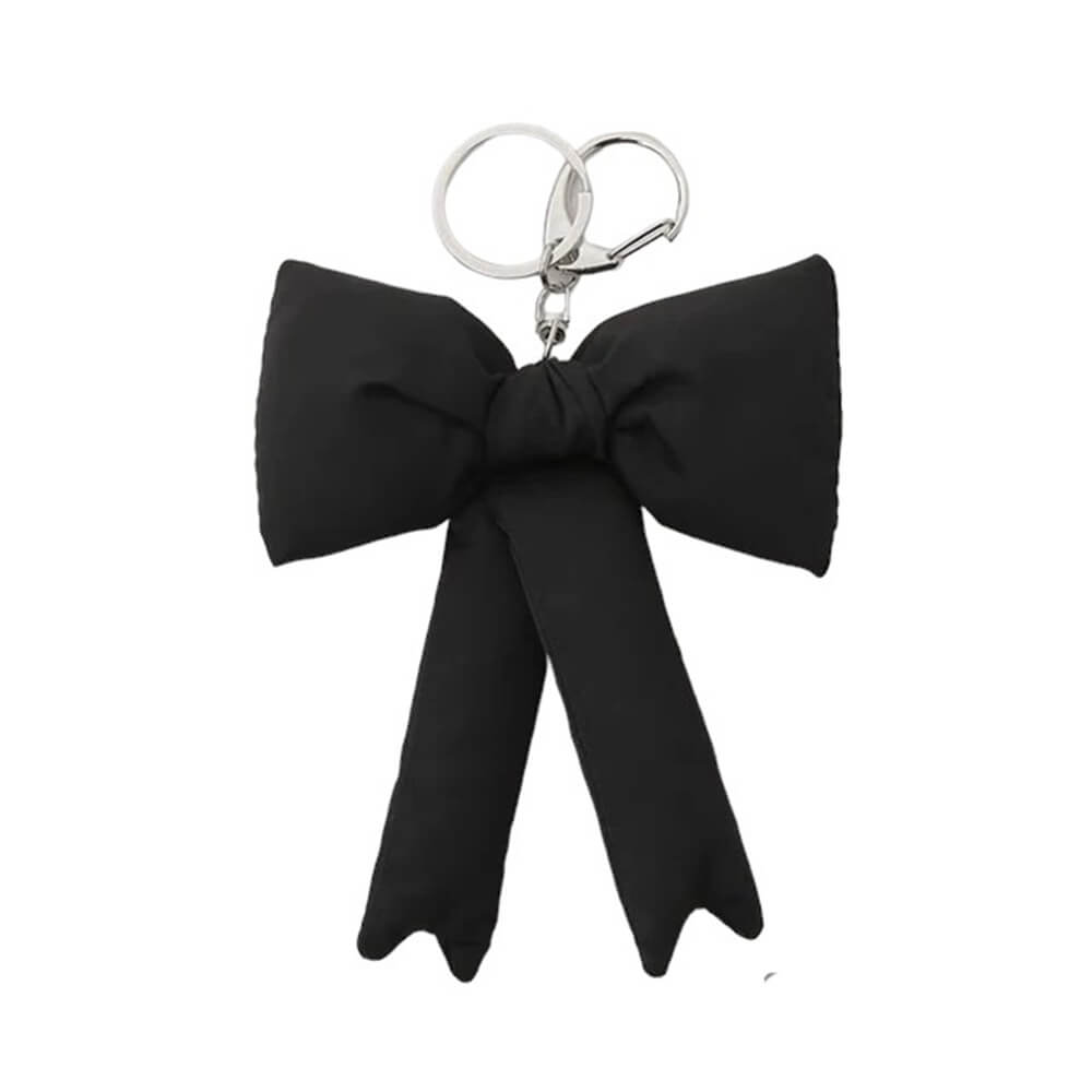 puffy bow keychain boogzel clothing