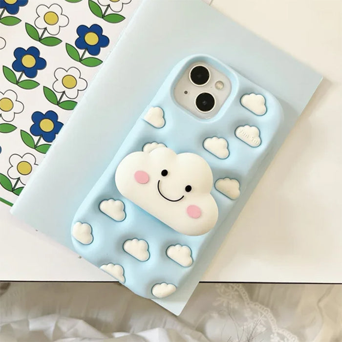 puffy clouds iphone case boogzel clothing