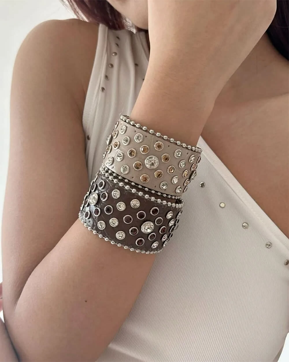 punk rock studded bracelet boogzel clothing