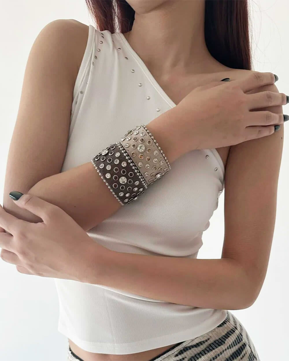 punk rock studded bracelet boogzel clothing