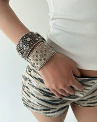 punk rock studded bracelet boogzel clothing