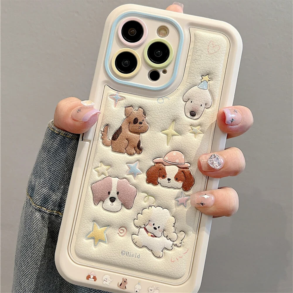 puppies iphone case boogzel clothing