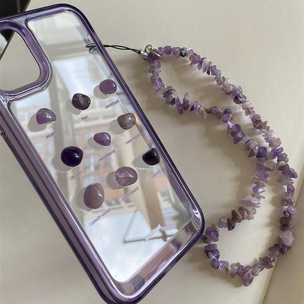 purple crystal aesthetic iphone case boogzel clothing