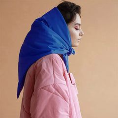 quilted hooded triangle scarf boogzel clothing