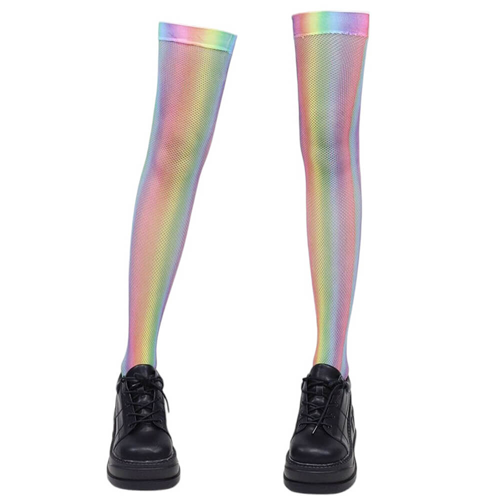 rainbow aesthetic knee-highs boogzel clothing