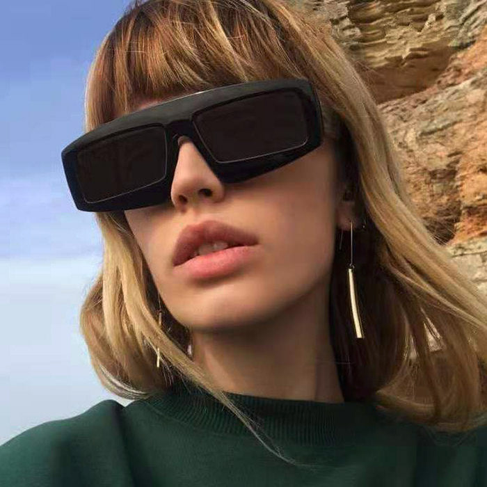 rectangle oversized sunglasses boogzel clothing