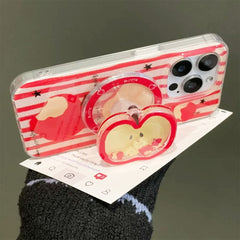 red apple core phone holder boogzel clothing
